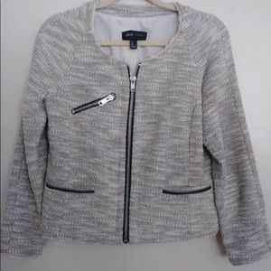 Designer MNG Professional Grey Jacket with Zippers